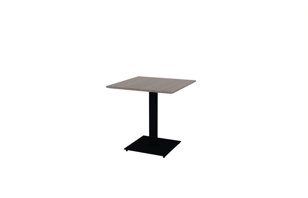 30" Square Top with Black Square Base (88-3030SQ with 01-1630SBB)