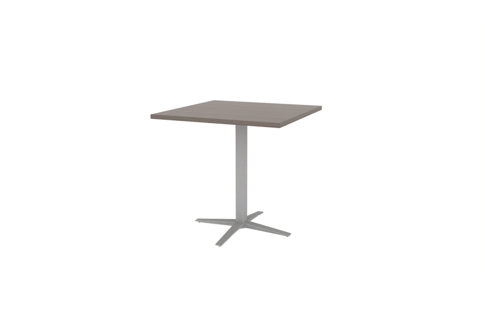 36" Square Top with Aluminum Counter Height X Base (88-3636SQ with 08-2036SXBA)