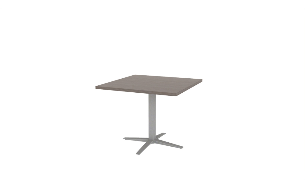 36" Square Top with Aluminum Seated Height X Base (88-3636SQ with 08-2030SXBA)