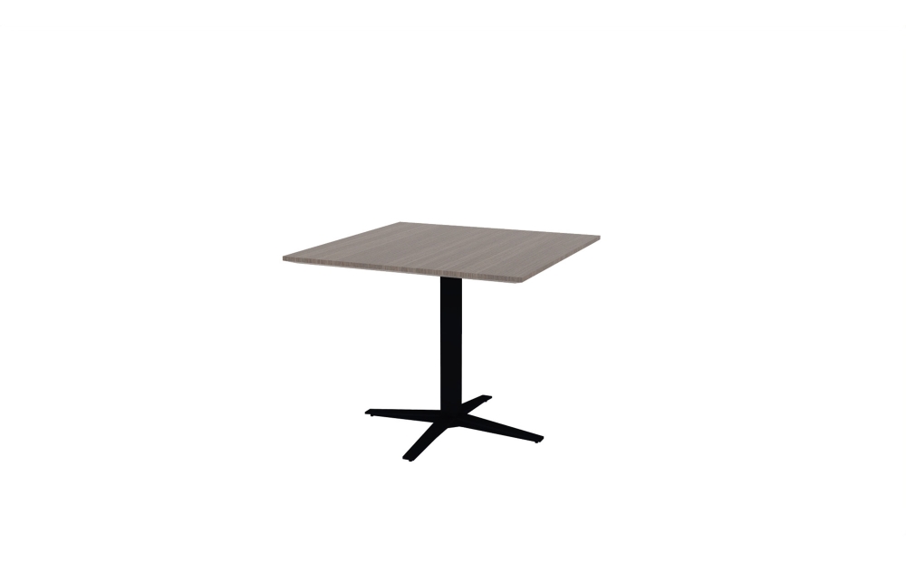 36" Square Top with Black Seated Height X Base (88-3636SQ with 08-2030SXBB)