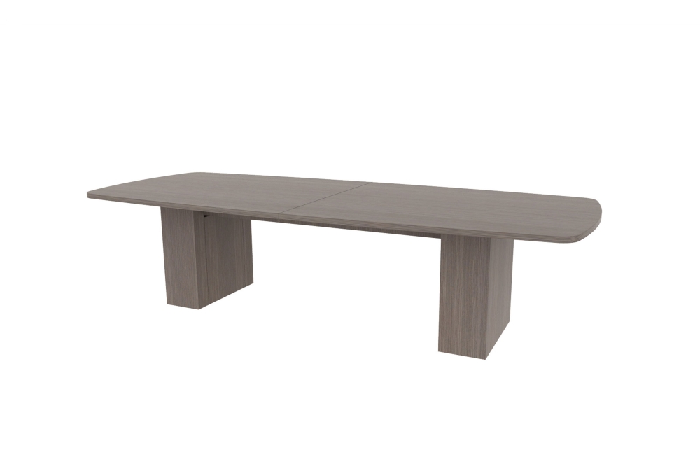 48”x120” Modern Rectangle Top in HPL with 10" Rectangle Bases (88-48120MR with 88-248210RB)