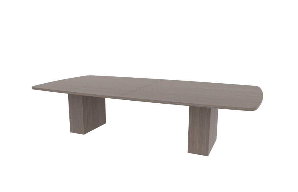 60”x120” Modern Rectangle Top in HPL with 10" Rectangle Bases (88-60120MR with 88-248210RB)
