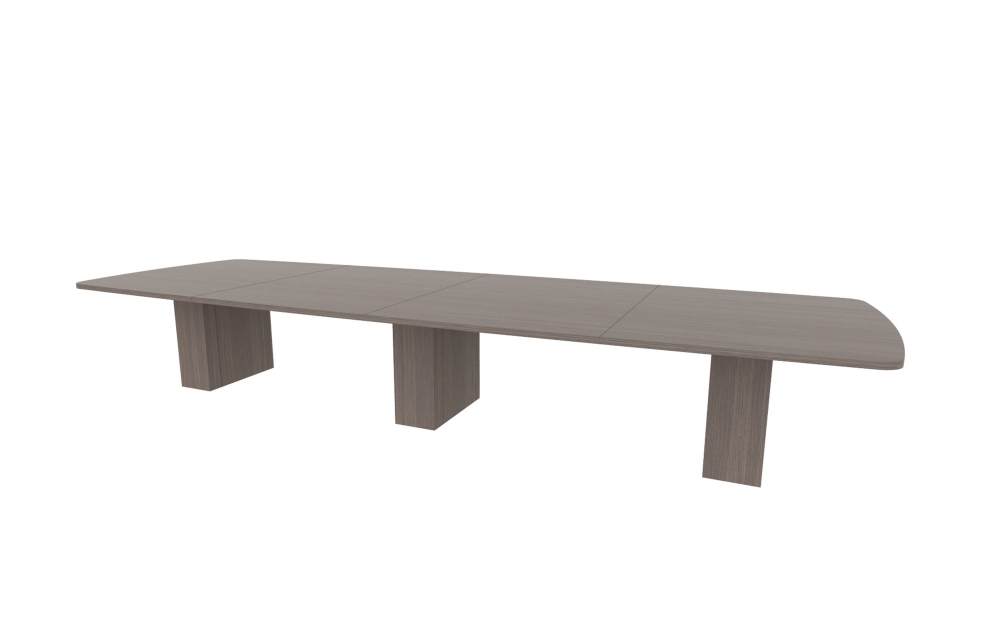 60”x180” Modern Rectangle Top in HPL with 10" Rectangle Bases (88-60180MR with 88-2414210RB)
