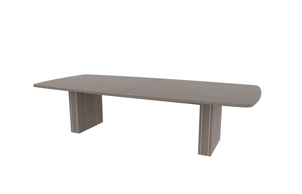 54"x120" Modern Rectangle Top in HPL with 6" Rectangle Accent Bases (88-54120MR with 88-248206RAB)