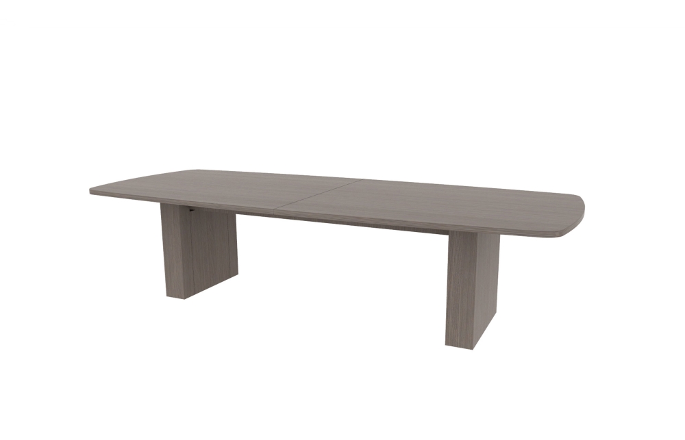 48”x120” Modern Rectangle Top in HPL with 6" Rectangle Bases (88-48120MR with 88-248206RB)
