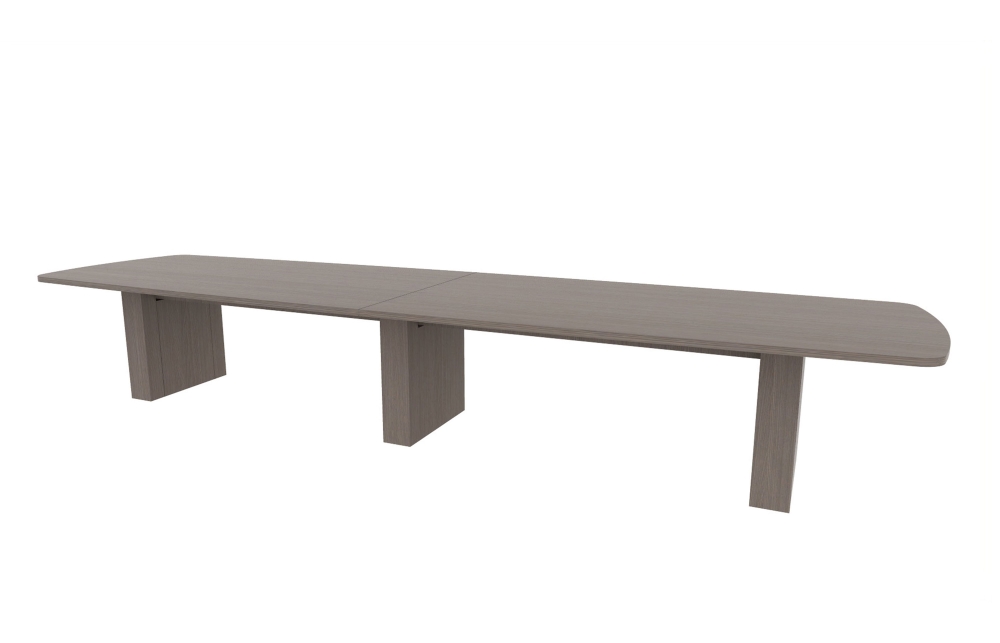 48”x180” Modern Rectangle Top in HPL with 6" Rectangle Bases (88-48180MR with 88-2414206RB)