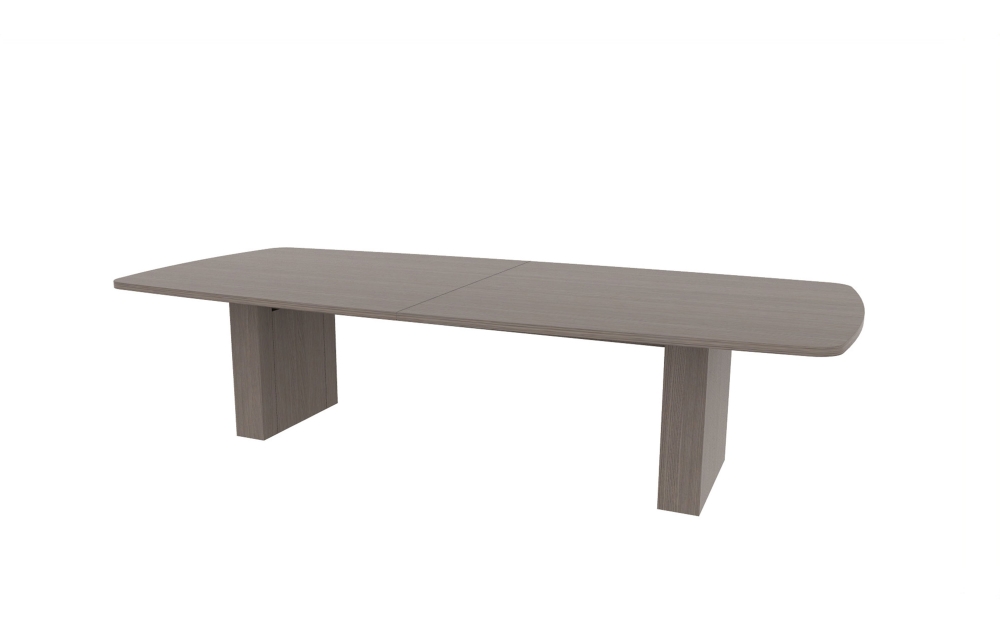 54”x120” Modern Rectangle Top in HPL with 6" Rectangle Bases (88-54120MR with 88-248206RB)