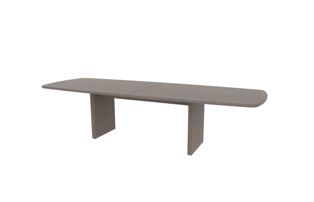 42"x120" Modern Rectangle Top in HPL with Rectangle Panel Bases (88-42120MR with 88-2082RPB)