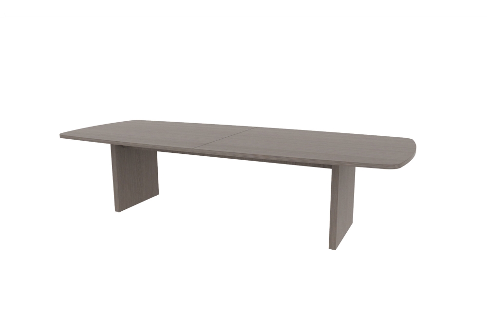 48"x120" Modern Rectangle Top in HPL with Rectangle Panel Bases (88-48120MR with 88-2482RPB)