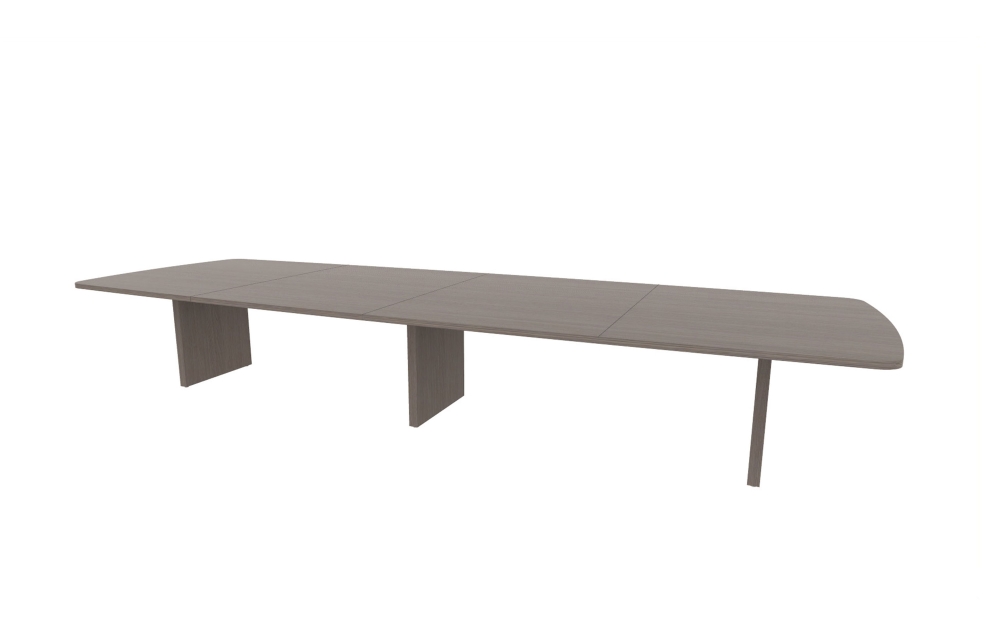 60"x180" Modern Rectangle Top in HPL with Rectangle Panel Bases (88-60180MR with 88-24142RPB)
