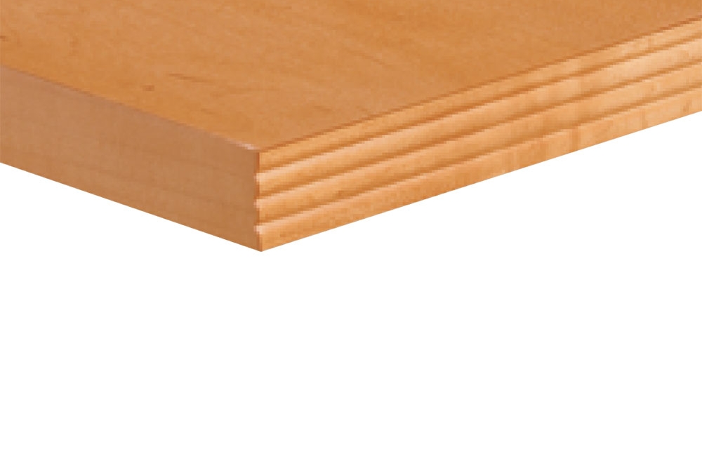 Indiana Furniture Flute Edge X Light Maple