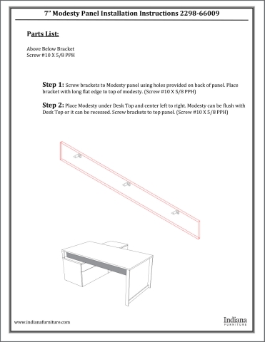 Installation / Assembly instructions