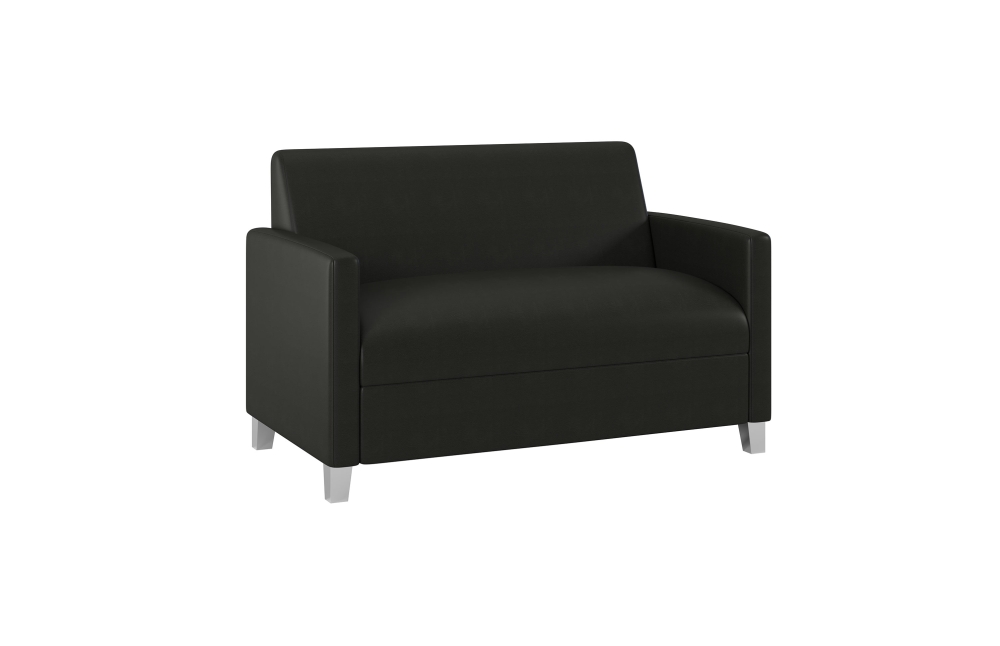 Indiana Furniture Bliss Settee Concertex Rise Onyx