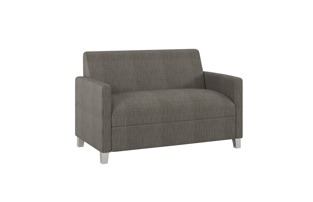 Indiana Furniture Bliss Settee Momentum Graph Alloy
